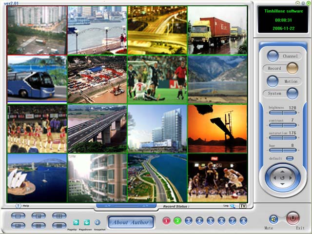 Interfaced for Camera Management software